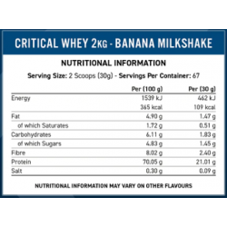 Critical Whey By Applied Nutrition 2kg Critical Whey By Applied Nutrition 2kg